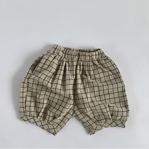 Comfortable Stripe Checkers Cotton Pants for Kids Boys Girls - AllDay Long