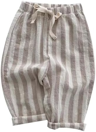 Elastic waist gauze ppants for kids lightweight style comfort