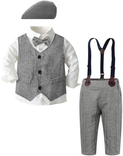 SANGTREE Boys Formal Suit Set gentlemanly looks for little boys