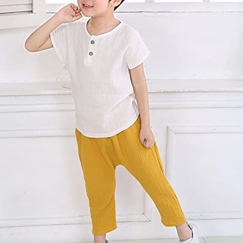 Comfortable Cotton and Linen Tracksuits for Babies