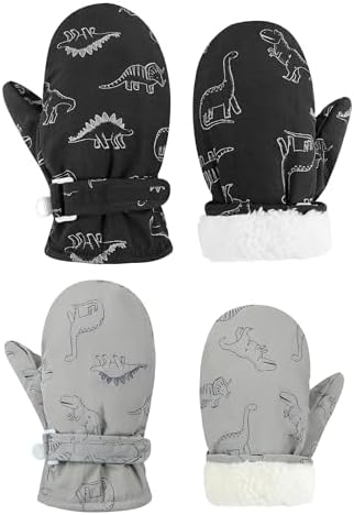 Boys Snow Paws waterproof toddler mitten furriness keeps you warm and dry