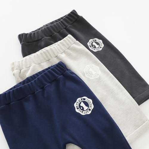 JARMAKO Baby Boys Soft Cotton Joggers Newborn to 18 Months