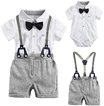 Newborn Baby Boy Tuxedo Outfit Moments