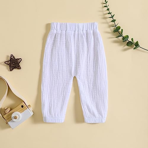 Ultra-soft cotton combinations toddler boys girl drawstring waistpants