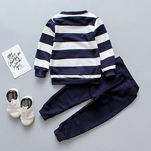 Striped Bear Outfit Soft Cotton Toddler