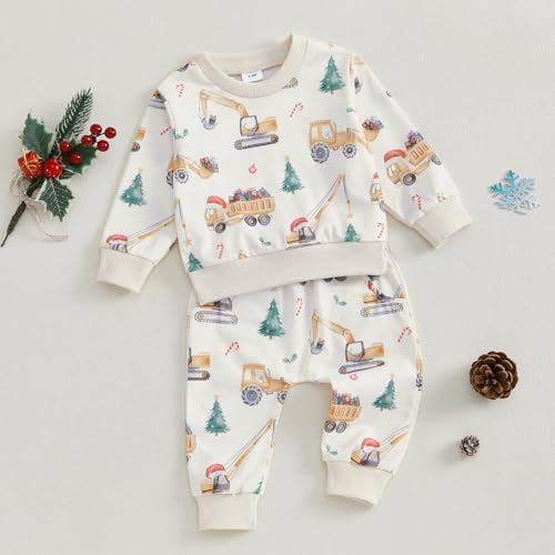 Toddler Boys Track Heart Print Preschool Set