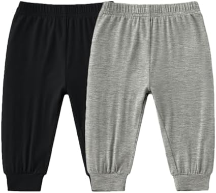 Bamboo Viscose Jogger Pants for Baby Boys Girls