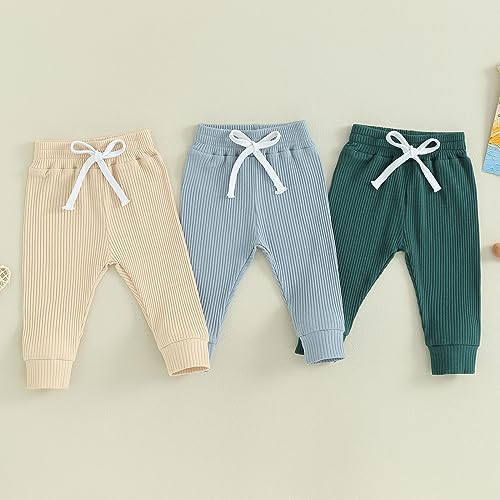 Perfect for Little Guys 3-Pack of Soft Cotton Joggers
