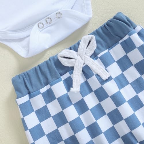 Newborn Bundle Fall Romper Pants Hat Set Lil SisBro Checking Out