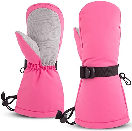 BAVST Waterproof Kids Gloves for Winter Sports Ages 1-5