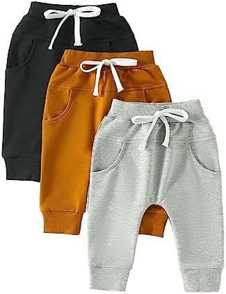 Santiki - Three-Piece Toddler Pants Set for Boys Winter Comfort Style