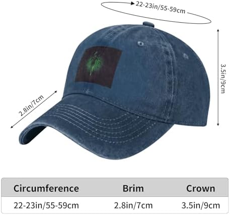 Adjustable Baby Hat Distressed Denim