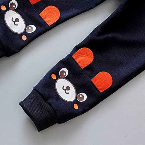 Striped Bear Outfit Soft Cotton Toddler