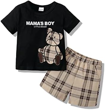 Renotemy Toddler Boy Summer Outfit Set 1