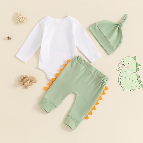cloefairy dinosaur baby set - looser fit baby boys newborn beyond