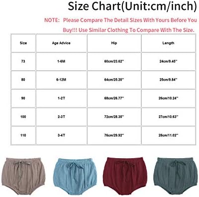 Kapsrqst Unisex Cotton Linen Shorts for Kids