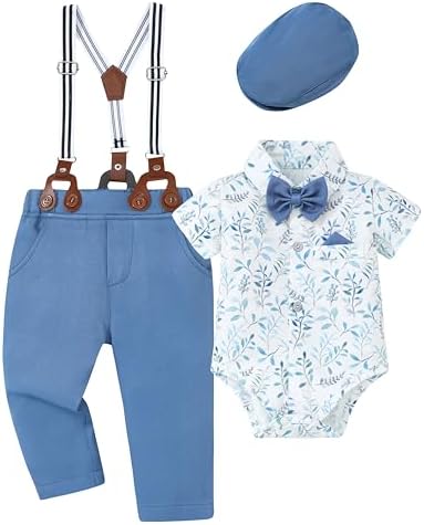 WESIDOM Baby Boy Tuxedo Set