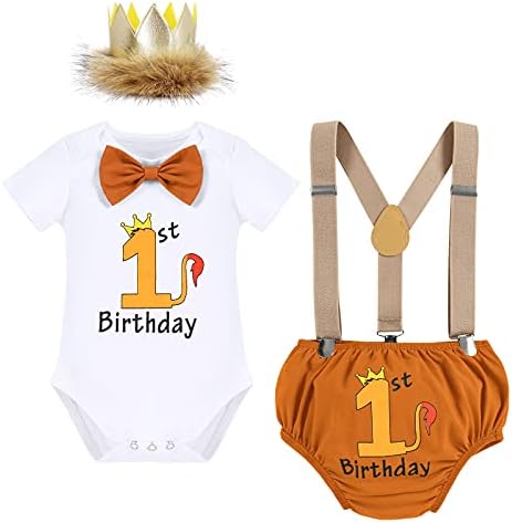 Jungle Safari Baby Boys 1st Birthday Party Set