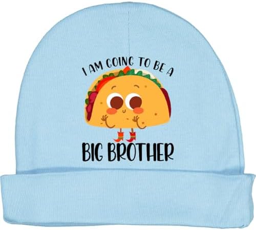 Inktastic Baby Taco Beanie Hat - Big Brother - Soft Cozy Look