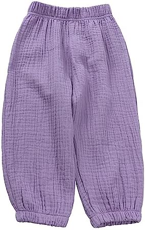 Easygou Toddler Casual FallSpring Break-In Harem Pants with Elastic Waist 1-8T