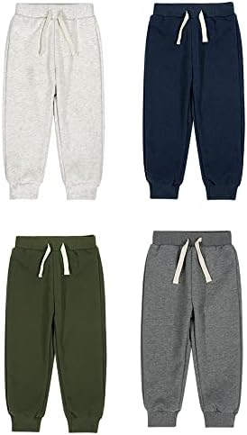 2 Pairs of Cozy Fleece Jogger Pants for Babies