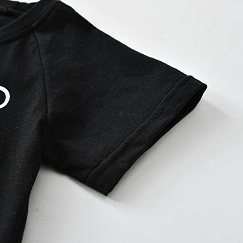 Eghunooy Toddler Boy Letters Printed Tanks Pants Set