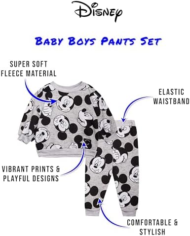Disney Kids Happy Set - Cozy Jogger Pullover for Boys