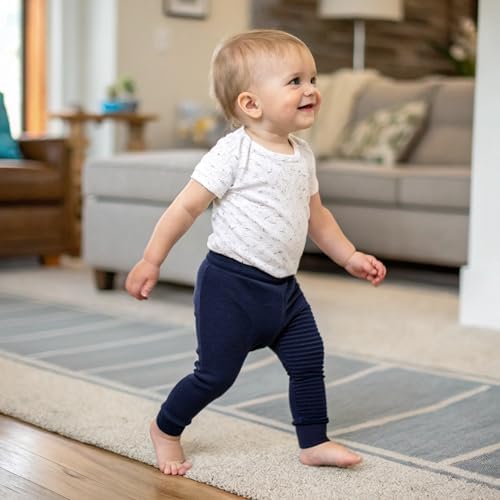 JARMAKO Baby Boys Soft Cotton Joggers Newborn to 18 Months