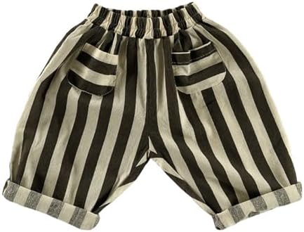 Boys Cotton Linen Harem Printable Joggers 0-24 Months
