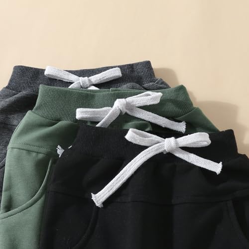 AWOO Toddler Boys Harem Pants - Soft and Stable