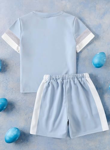 Easter Outfit Toddler Senior Boys - Contrast Side Sleeves