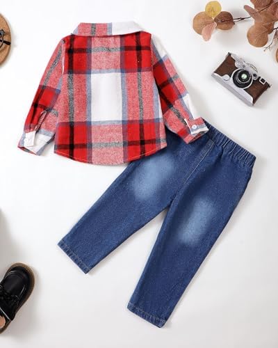 NZRVAWS toddler boysplaintext set featuring a softr stable design and eye-catching plaidatomics