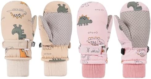 Reusable Toddler Snow Mittens for Boys and Girls