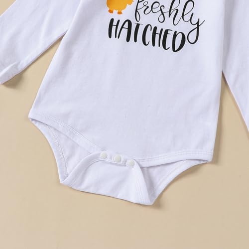 Infant Boy Farm Letter Bodysuit Set with Hat 0-18 Months