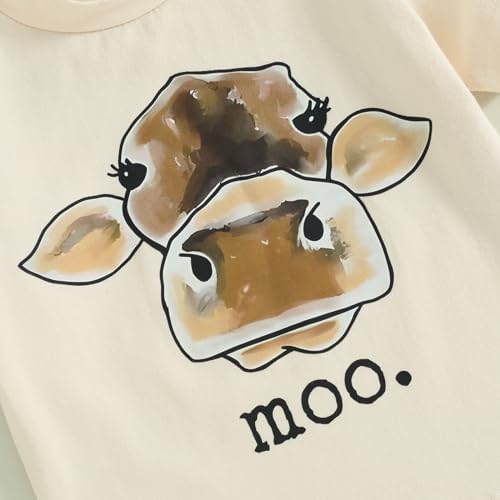 Country Farm Animal Outfit Infant Toddler Boys 2-Piece Set