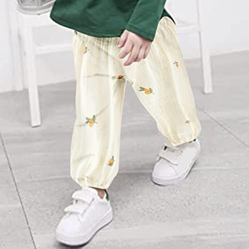 Toddler Linen Elastic Harem Pants for Boys and Girls 1