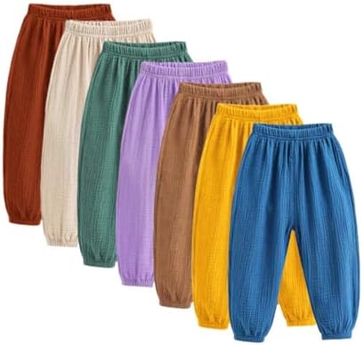 Comfortable Cotton Linen Pants for Kids