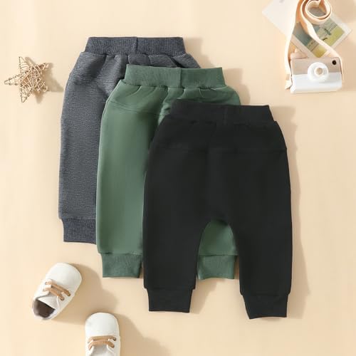 AWOO Toddler Boys Harem Pants - Soft and Stable