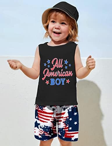 4th Of July Toddler Boy Outfit Set
