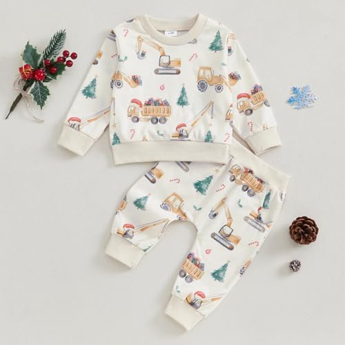 Toddler Boys Track Heart Print Preschool Set