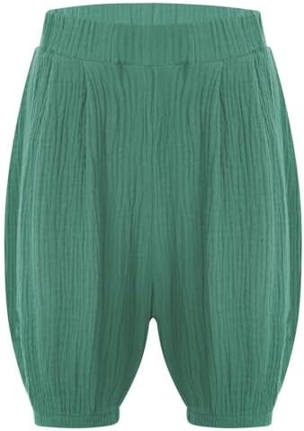Cotton Linen Bloomers for Kids Soft Stretchy
