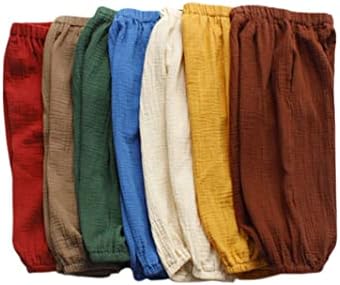 HDLEXD Toddler Basic Cotton Linen Harem Pants