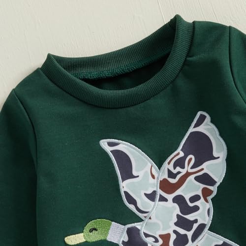 Boy Autumn 2PCS Outfit Sets LONG Slim Camouflage Pullover Camouflage Pants Sets