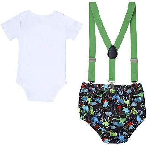 ODASDO Baby Boy 1st Birthday Party Diaper Smash Outfit Set