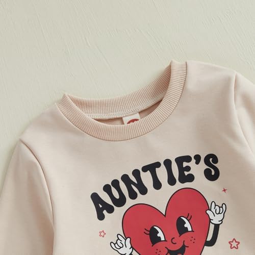 Canis toddler boys Valentines Day sweatshirt and jogger pants set