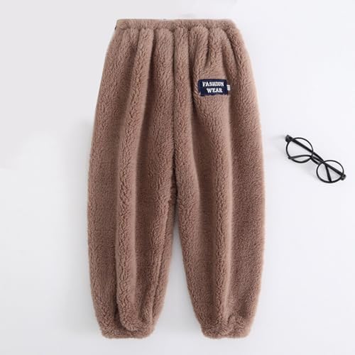 Hfolob Elastic Wide Corduroy Pants for Kids Boys