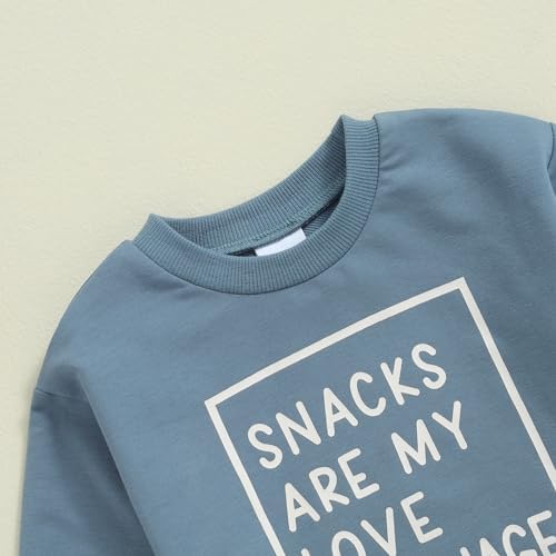 Toddler Set Letter Print Winter Outfit for Baby Boys