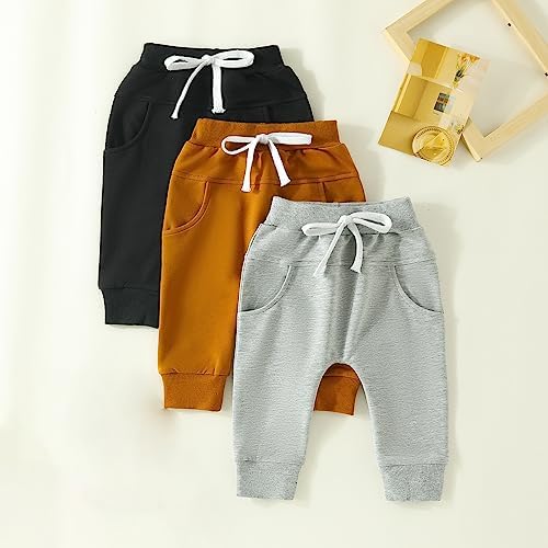 Santiki - Three-Piece Toddler Pants Set for Boys Winter Comfort Style