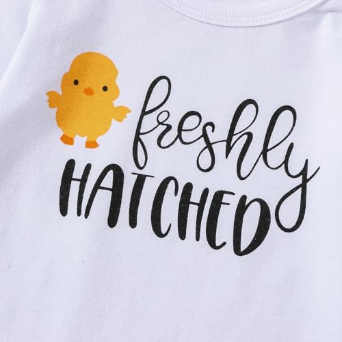 Infant Boy Farm Letter Bodysuit Set with Hat 0-18 Months