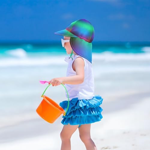 Bright Polka Dots SPF Baby Hat